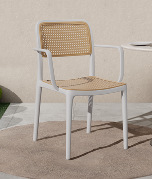 beAAtho Bloom Designer Chair for Dining, Living Room, Bedroom, Cafeteria, Cafe, Restaurant & Hotel | Modern Accent Chair | Ergonomic Comfort | Indoor & Outdoor Use | 3-Year Warranty |