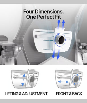 beAAtho Astra: Luxurious Leg Support, 4D Lumbar Support, 145° Recline & Adjustable Tilt Office & Study Mesh High Back Chair