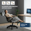 beAAtho Astra: Luxurious Leg Support, 4D Lumbar Support, 145° Recline & Adjustable Tilt Office & Study Mesh High Back Chair