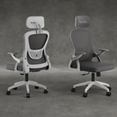 FurniVo Spark Ergonomic High Back Office Chair with 3D Adjustable Armrest, Adjustable Headrest, Lumbar Support, Revolving Mesh Chair - Home & Office