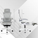 beAAtho Astra: Luxurious Leg Support, 4D Lumbar Support, 145° Recline & Adjustable Tilt Office & Study Mesh High Back Chair