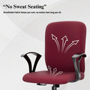 beAAtho Falcon Mid-Back Fabric Office Chair, Ergonomic Home Office Desk Chair with 3-Years Warranty by beAAtho, Rocking-tilt Mechanism & Heavy Duty Metal Base ( Black )