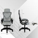 beAAtho Astra: Luxurious Leg Support, 4D Lumbar Support, 145° Recline & Adjustable Tilt Office & Study Mesh High Back Chair