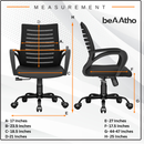 beAAtho Verona Mesh Chair | 3-Year Limited Warranty | Sturdy Nylon base Mesh Revolving Office Chair