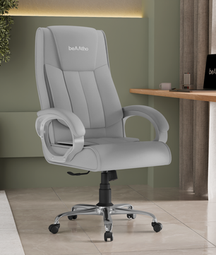 Berlin Orthopedic Boss Chair -3-Year Warranty | Breathable Executive Office Chair | Ergonomic High- Back Chair-Cushioned Seat & Armrests | Metal Base.