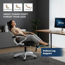 beAAtho Astra: Luxurious Leg Support, 4D Lumbar Support, 145° Recline & Adjustable Tilt Office & Study Mesh High Back Chair