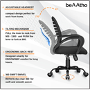 beAAtho Verona Mesh Chair | 3-Year Limited Warranty | Sturdy Nylon base Mesh Revolving Office Chair