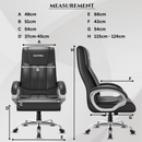 Berlin Orthopedic Boss Chair -3-Year Warranty | Breathable Executive Office Chair | Ergonomic High- Back Chair-Cushioned Seat & Armrests | Metal Base.