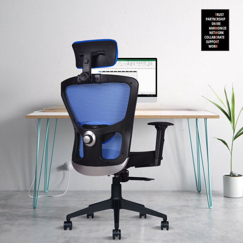 AMAZE 3-Year Warranty Mesh Nylon Chair for Office and Home
