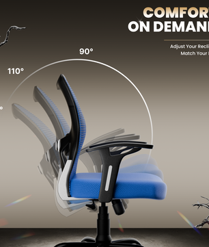Leo Ergonomically Adjustable Executive High Back Mesh Home & Office Revolving Chair with 3 Years Warranty