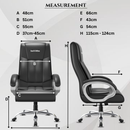 Berlin Orthopedic Boss Chair -3-Year Warranty | Breathable Executive Office Chair | Ergonomic High- Back Chair-Cushioned Seat & Armrests | Metal Base.
