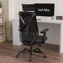 Dusk Ergonomic High Back Mesh Office Chair | Adjustable Lumbar Support, Adjustable Armrests,| Home Office Desk Chair, 3 Years Warranty