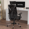 Dusk Ergonomic High Back Mesh Office Chair | Adjustable Lumbar Support, Adjustable Armrests,| Home Office Desk Chair, 3 Years Warranty