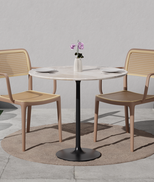 beAAtho Bloom Designer Chair for Dining, Living Room, Bedroom, Cafeteria, Cafe, Restaurant & Hotel | Modern Accent Chair | Ergonomic Comfort | Indoor & Outdoor Use | 3-Year Warranty |