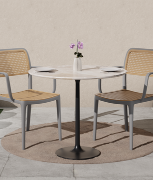beAAtho Bloom Designer Chair for Dining, Living Room, Bedroom, Cafeteria, Cafe, Restaurant & Hotel | Modern Accent Chair | Ergonomic Comfort | Indoor & Outdoor Use | 3-Year Warranty |