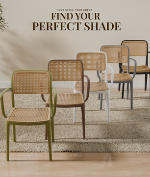 beAAtho Bloom Designer Chair for Dining, Living Room, Bedroom, Cafeteria, Cafe, Restaurant & Hotel | Modern Accent Chair | Ergonomic Comfort | Indoor & Outdoor Use | 3-Year Warranty |