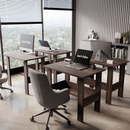 beAAtho Spectrum Desk - Multipurpose Workstation for Home, Office, or Study, Engineered Wood with Large Spacious Top, Open Shelf Storage, Durable & Tested for Strength, Easy to Assemble.(Beige)(DIY)