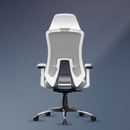 Denver Premium Design High-Back Ergonomic Office Mesh Chair with 3-Years Warranty – 2D Adjustable Headrest, Armrest & Lumbar Support, Metal Chrome Wheelbase-(DIY-Do It Yourself) (White- Grey)