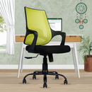 Grace Ergonomic Mesh Mid Back | 3-Year Warranty | Revolving Study Office Chair with Heavy Duty Metal Base