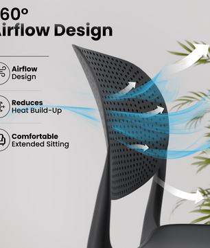 beAAtho Flora Stackable Multipurpose Chair | Modern Accent Chair for Home, Dining, Kitchen, Cafe & Restaurants | Durable Polypropylene | 3-Year Warranty