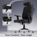 Dusk Ergonomic High Back Mesh Office Chair | Adjustable Lumbar Support, Adjustable Armrests,| Home Office Desk Chair, 3 Years Warranty