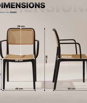 beAAtho Bloom Designer Chair for Dining, Living Room, Bedroom, Cafeteria, Cafe, Restaurant & Hotel | Modern Accent Chair | Ergonomic Comfort | Indoor & Outdoor Use | 3-Year Warranty |
