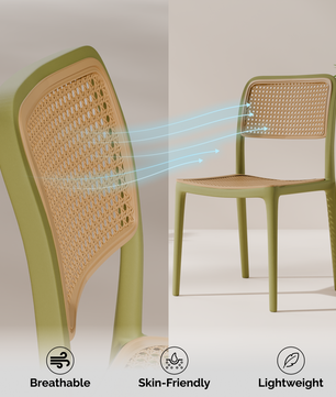 beAAtho Bloom Designer Chair for Dining, Living Room, Bedroom, Cafeteria, Cafe, Restaurant & Hotel | Modern Accent Chair | Ergonomic Comfort | Indoor & Outdoor Use | 3-Year Warranty |