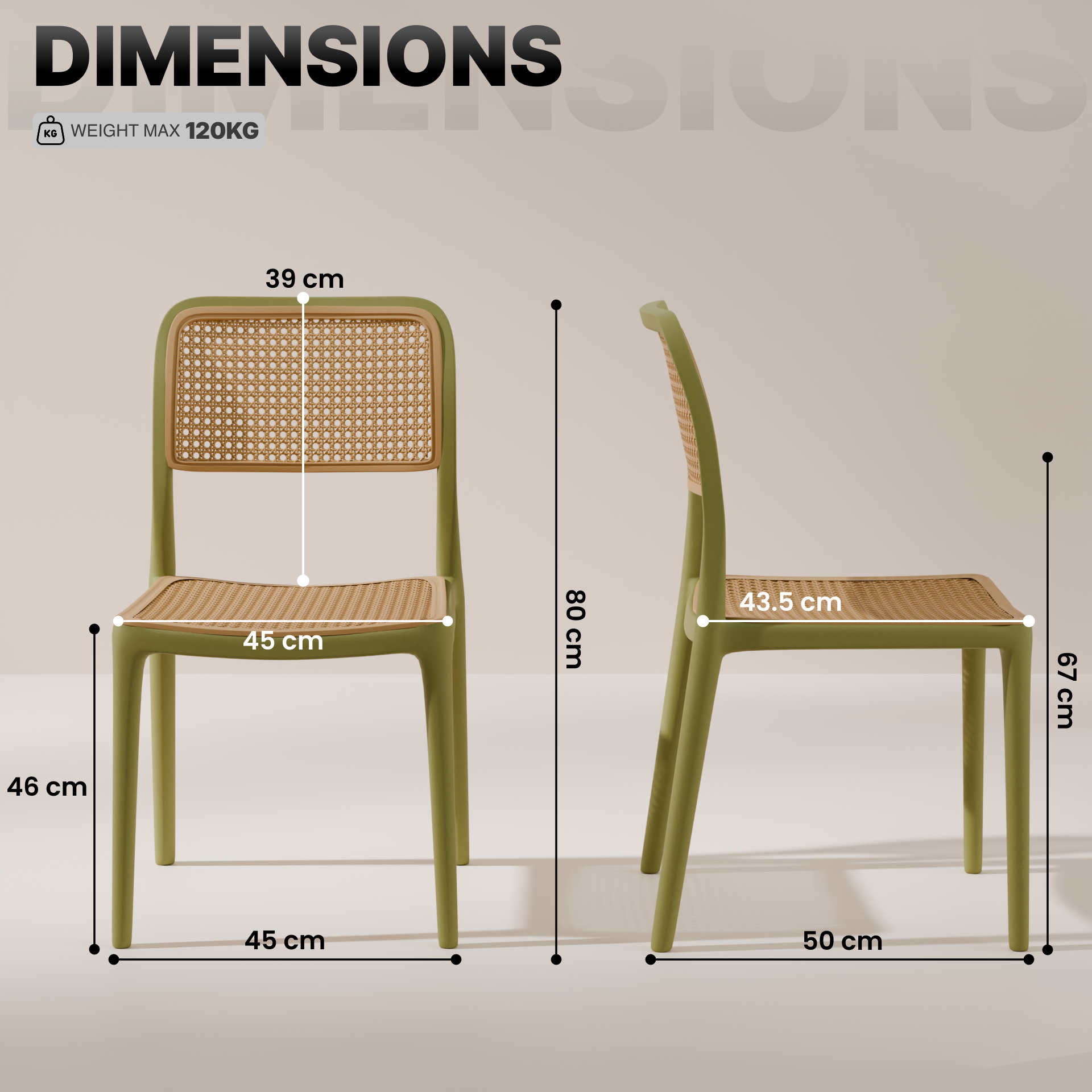 beAAtho Bloom Designer Chair for Dining, Living Room, Bedroom, Cafeteria, Cafe, Restaurant & Hotel | Modern Accent Chair | Ergonomic Comfort | Indoor & Outdoor Use | 3-Year Warranty |