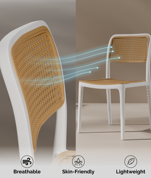 beAAtho Bloom Designer Chair for Dining, Living Room, Bedroom, Cafeteria, Cafe, Restaurant & Hotel | Modern Accent Chair | Ergonomic Comfort | Indoor & Outdoor Use | 3-Year Warranty |