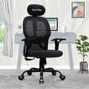 Leo Ergonomically Adjustable Executive High Back Mesh Home & Office Revolving Chair with 3 Years Warranty