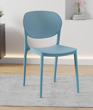 beAAtho Flora Stackable Multipurpose Chair | Modern Accent Chair for Home, Dining, Kitchen, Cafe & Restaurants | Durable Polypropylene | 3-Year Warranty