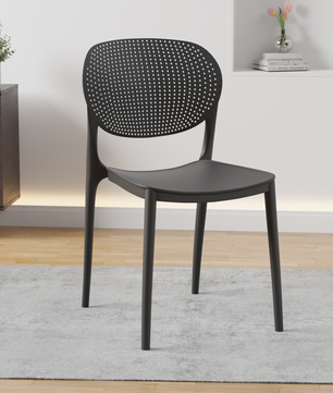 beAAtho Flora Stackable Multipurpose Chair | Modern Accent Chair for Home, Dining, Kitchen, Cafe & Restaurants | Durable Polypropylene | 3-Year Warranty