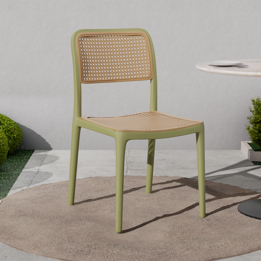beAAtho Bloom Designer Chair for Dining, Living Room, Bedroom, Cafeteria, Cafe, Restaurant & Hotel | Modern Accent Chair | Ergonomic Comfort | Indoor & Outdoor Use | 3-Year Warranty |