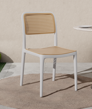 beAAtho Bloom Designer Chair for Dining, Living Room, Bedroom, Cafeteria, Cafe, Restaurant & Hotel | Modern Accent Chair | Ergonomic Comfort | Indoor & Outdoor Use | 3-Year Warranty |