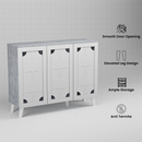 beAAtho Brisk 3-Door Engineered Wood Multipurpose Storage Rack, Anti-Termite Treated Shoe, Book & Utility Organizer- DIY