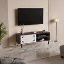 beAAtho NEXA – Elegant Engineered Wood TV Unit with Closed & Open Storage | Walnut White