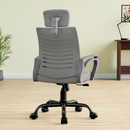 beAAtho Verona Mesh Chair | 3-Year Limited Warranty | Sturdy Nylon base Mesh Revolving Office Chair