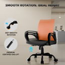 beAAtho Verona Mesh Chair | 3-Year Limited Warranty | Sturdy Nylon base Mesh Revolving Office Chair