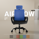 beAAtho Verona Mesh Chair | 3-Year Limited Warranty | Sturdy Nylon base Mesh Revolving Office Chair