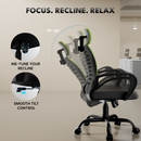 beAAtho Verona Mesh Chair | 3-Year Limited Warranty | Sturdy Nylon base Mesh Revolving Office Chair