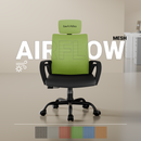 beAAtho Verona Mesh Chair | 3-Year Limited Warranty | Sturdy Nylon base Mesh Revolving Office Chair