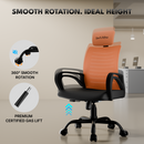beAAtho Verona Mesh Chair | 3-Year Limited Warranty | Sturdy Nylon base Mesh Revolving Office Chair