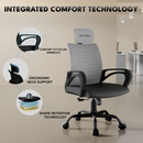 beAAtho Verona Mesh Chair | 3-Year Limited Warranty | Sturdy Nylon base Mesh Revolving Office Chair