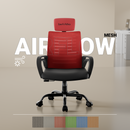 beAAtho Verona Mesh Chair | 3-Year Limited Warranty | Sturdy Nylon base Mesh Revolving Office Chair
