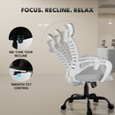 beAAtho Verona Mesh Chair | 3-Year Limited Warranty | Sturdy Nylon base Mesh Revolving Office Chair