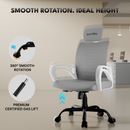 beAAtho Verona Mesh Chair | 3-Year Limited Warranty | Sturdy Nylon base Mesh Revolving Office Chair