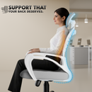 beAAtho Verona Mesh Chair | 3-Year Limited Warranty | Sturdy Nylon base Mesh Revolving Office Chair