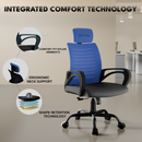 beAAtho Verona Mesh Chair | 3-Year Limited Warranty | Sturdy Nylon base Mesh Revolving Office Chair