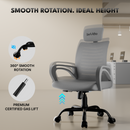 beAAtho Verona Mesh Chair | 3-Year Limited Warranty | Sturdy Nylon base Mesh Revolving Office Chair