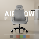 beAAtho Verona Mesh Chair | 3-Year Limited Warranty | Sturdy Nylon base Mesh Revolving Office Chair
